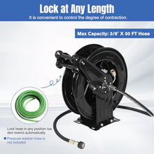 Hubxinly Pressure Washer Hose Reel Retractable Heavy Duty
