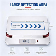 Desktop Needle Detector with High Sensitivity,Finds Ferrous Metals ≥1.2mm.10-Level Sensitivity, ABS Housing, Audible Visual Alarm, for Textile Workshop Inspection