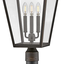 Hinkley Alford Place Large LED Post Top Lantern - Die Cast Aluminum, Dimmable Oil Rubbed Bronze