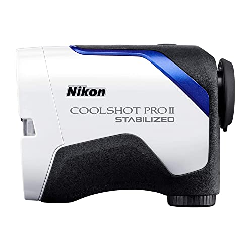 Nikon COOLSHOT PROII STABILIZED Golf Rangefinder White Blue Black