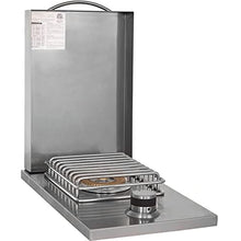 Blaze Grills BLZ-SB1-LP 12,000 BTU Drop In Stainless Steel Conventional Propane Gas Single Side Burner Cooking Accessory with Closing Shield Cover