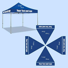 BANNER BUZZ Make IT Visible Custom Pop Up Canopy 10' X 10' Outdoor Commercial Tent Gazebo for Trade Show Conference Events (Option 9)