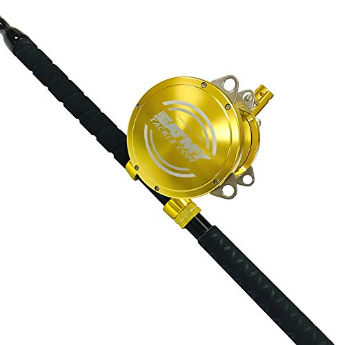 EAT MY TACKLE 80W 2-Speed Reel Tournament Edition Straight Rod Blue