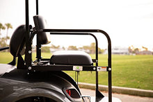 Buggies Unlimited Club Car Precedent Golf Cart Rear Flip Seat Kit Black