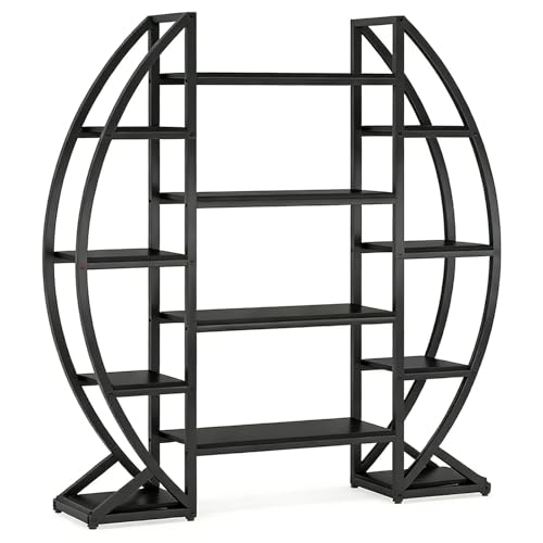 Amgalers 12-Shelf Half-Moon Large Capacity Plant Stand, Multi-Purpose Plant Stand for Home Balcony Garden Patio