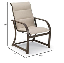 Winston Key West Padded Sling High Back Dining Chair
