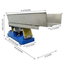 TECHTONGDA Vibrating Feeder Conveyor Electromagnetic Powder Shaking Feeding Machine Powder Vibrating Feeding Machine 110V