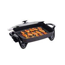 AFPSDLFJDLS Multi Function Household Electric Grills Griddles Hot Pot BBQ Machine Non Stick Pan