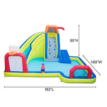 BANZAI Inflatable Arcade Splash Water Park - Slide, Splash & Have a Blast! - Multicolor