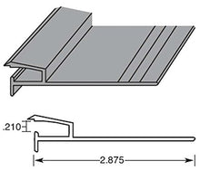 Stegmeier Corporation 8ft Aluminum Liner Track for Vinyl Liner Pools - Case of 14