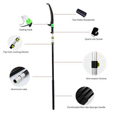 Telescopic Pole Saw 5.4-7.2m Extendable Telescopic Landscaping Pole Saw for Pruning and Trimming Branches and Leaves Extendable Limb Saw A