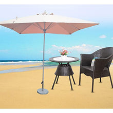 3 * 3m Patio Garden Umbrella, Sun Shade Umbrella Foldable Rain and Sun Protection Lightweight Sturdy for Beach/Pool/Patio Umbrellas Not Included Base (Color : Pink) (Pink)