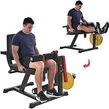 KOZYSFLER Leg Extension and Curl Machine Red