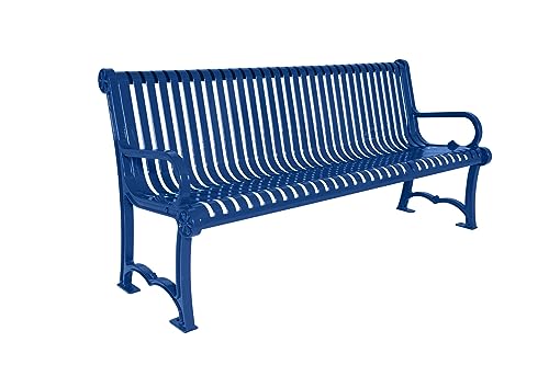 Frog Furnishings Garden Bench Aluminum Steel Contour Seat Green
