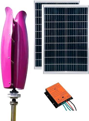 CHRISK 12000W Wind Turbine Vertical Axis Wind Turbine Set Breeze Start Wind and Solar Complementary Power Generation System,220v