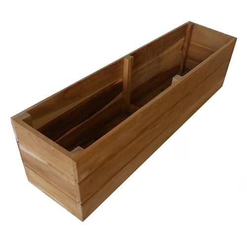 Diamond Tropical Hardwoods Window Box Teak Planter, 36" x 12" x 12"