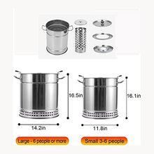 TBLOTYD Stainless Steel Veal Barbecue Smoker Grill - Portable BBQ Barrel with Rolling Basket Perfect for Outdoor Cooking & Grilling Enthusiasts