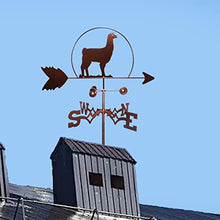 Weathervane Metal for roof Garden Yard Metal Iron Wind Vane Vintage Style Weathervane for Outdoor Iron Roof Garden Outdoor Yard Decoration (#1)