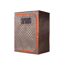 XQZMZSCP Fast Heating Home Sauna, Portable Steam Sauna Tent, 2 Person Sauna Tent Full Size Double, Sauna Tentull Body Home Spa (Champagne Gray)