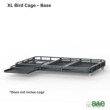 A&E Cage Co Aviary Base for WI6262 Walk-in Cage, 62"x62"x9" Black