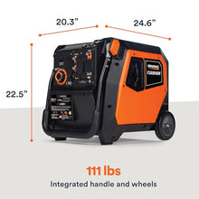 Generac 5,200 Watt Dual-Fuel Portable Inverter Generator, Outdoor Use