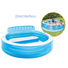 Large Family Size Swimming Paddling Pool Fun Children's Inflatable Pool Thick Wear-Resistant Marine Ball Pool Summer Backyard Water Party