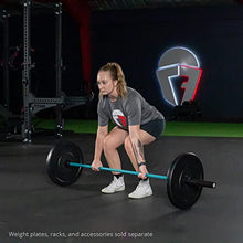 Titan Fitness Women's Teal Cerakote 15 KG 25MM Barbell - USA Made Multipurpose Bar