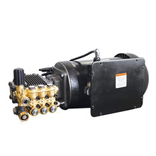 Canpump 1500 PSI 5 GPM Pressure Washer Pump Assembly w/ 5 HP 240V Motor – Triplex Power Washer Pump, External Unloader – High Flow Commercial Cleaning, Equipment Wash, Farm & Fleet Maintenance