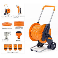 Water Hose Hose car wash Watering Flowers Catch tap tap、high Pressure Water Gun Hand Push Hose cart、Garden Hose and Ree、Supplied Assembled with 30m-60m Hose、1 Nozzle and Fittings (Size : High pressur