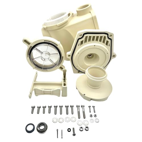 AppaeTech Industries Complete Wet End Replacement Compatible with Pentair Whisperflo and Intelliflo Pool Pumps 0.5-2HP(357149). Compatible with 56Y Square Flange Motors.