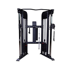Body-Solid Functional Trainer - Dual 160lb Weight Stacks Black