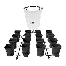 AutoPot Watering Systems 16 Pot XL Hydroponic System with 6.6 Gallon Pots and 60 Gallon FlexiTank Black