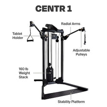 CENTR Centr 1 Home Gym Functional Trainer - Multifunctional Cable Machine - Matte Black