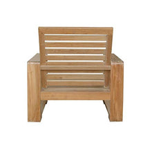 Anderson Teak DS-801 Capistrano Deep Seating Armchair, Honey Gold Teak