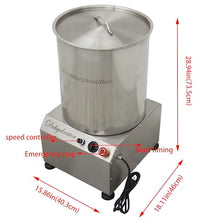 HQHAOTWU Electric Food Dehydrator Stainless Steel Adjustable Speed