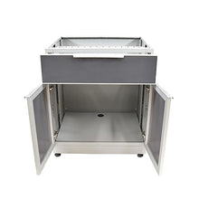 Blue Sky Outdoor Living, OKC3024GDR1DG, 2-Door, 1-Drawer Outdoor Kitchen Cabinet – Durable Weather-Resistant Storage for Patios, Backyards, and Grilling Stations – Slate Gray