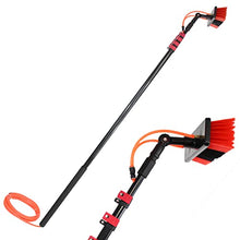Telescopic Window Cleaning Pole Kit Extendable Brush for Roof Glass Solar Panel Water Fed Equipment for Outdoor 5.4M Length