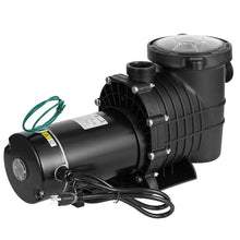 2HP Swimming Pool Filter Pump Motor W/Strainer Hi-Flo Aquarium Water Pumps For Ground Pool Purifier Water Circulation Pool Pump(1.5HP 115V-230V)