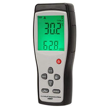 ASWRTYJO Industrial High-Precision Temperature and Humidity Gauge Meter with Backlight Digital Psychrometer Thermometer