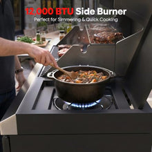 Brand-Man Propane Gas Grill Island Outdoor Kitchen & Storage Cabinets