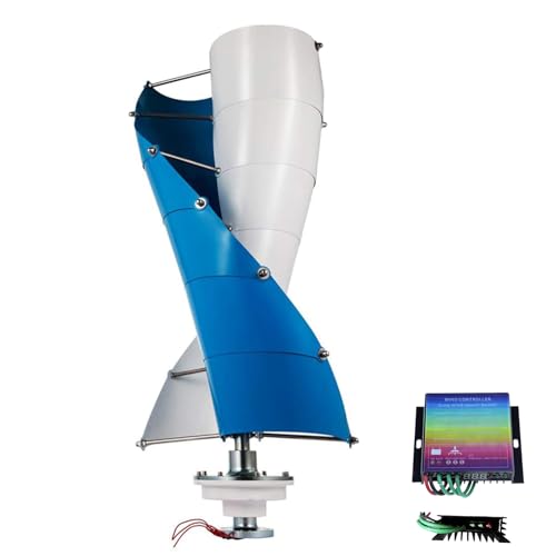 HYZHANHONG 15000W Low Noise Vertical Axis Wind Turbine Generato Withcontroller 12V24V48V220V Portable Vertical Helix Wind Power Turbine Generator Kit,220V,12V