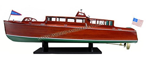 212 Main 1929 Chris Craft Commuter Cruiser Wooden Model Speed Boat Multicoloured
