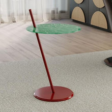 DINBOZ26X Living Room Table Modern Art - Style Sofa Side Table Colorful Mini Coffee Balcony Minimalist Small Round Outdoor Side Table