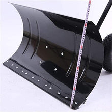 Snow Shovel Snow Pusher Shovel with Wheels| Heavy-Duty Snow Removal Vehicle for Road Surface Cleaning Snow Pusher