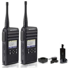 Motorola Solutions DTR700 Digital 2-Way Radio 2-Pack Black