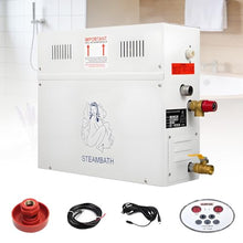 DNEPEI Quick Heating Steam Shower Generator Kit, Auto Drain Valve, Digital LED Controller Waterproof Digital Controller 95–131℉ for Steam Room Renovation 3kw-110v