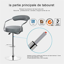 Bar Chair Bar Stools Set of 2 Bar Chair Modern Fashion Round Swivel Chair Pub Bar Stool Furniture Modern Living Room Home Office Kitchen Chair, White Adjustable Bar Stools ( Color : White )