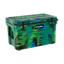 Frosted Frog 45 Qt Camo Rotomolded Insulated Cooler, Black Blue Green