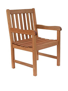 Amazonia Milano 5-Piece Outdoor Seating Dining Set Eucalyptus Wood Amazonia
