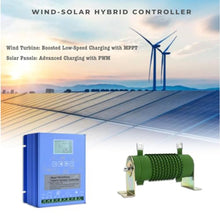 HYZHANHONG 12000W Solar Turbine Generator Controller , 12V 24V 48V 220V Automatic Wind Solar Hybrid Charge Controller for Home, Boat, Street Light (with Dump Load),24v